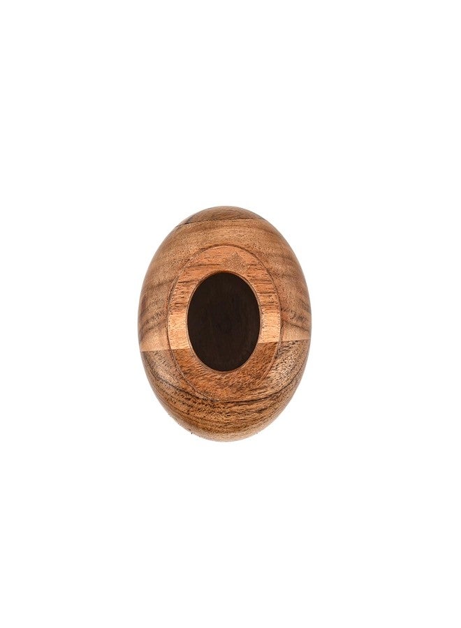 Kimona Vase Acacia Wood Vintage Farmhouse Flowers Vase for Home Office Table Shelf Mantel Porch Decorations (4" X 4" X 6") - Image 5